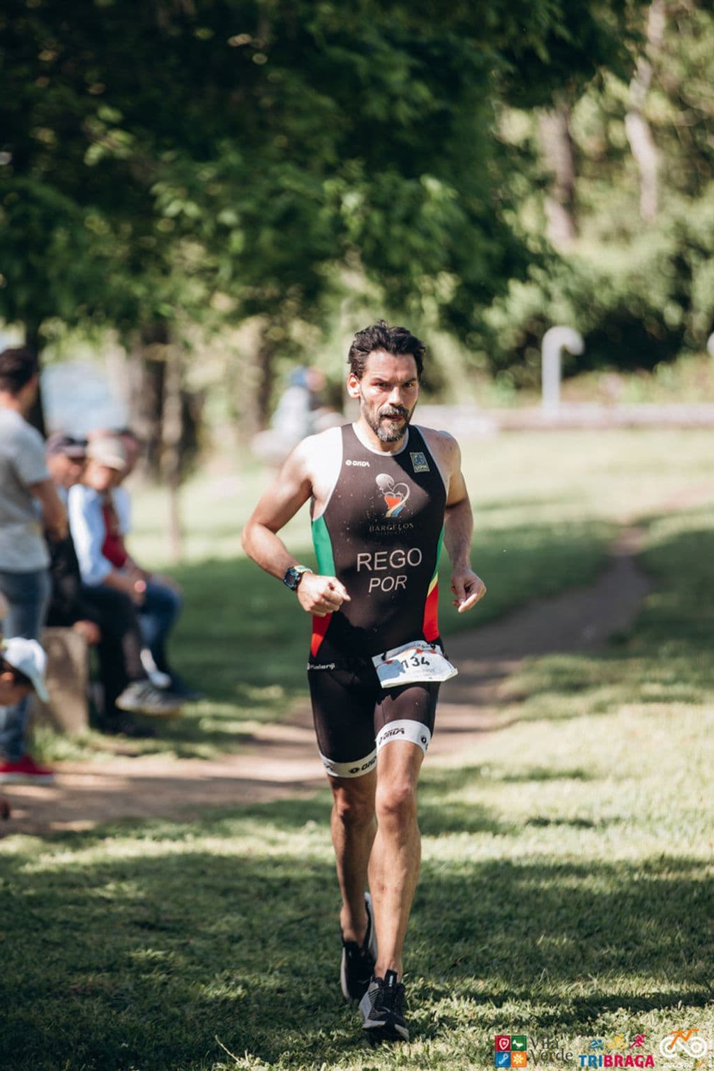 Atleta com o dorsal 134