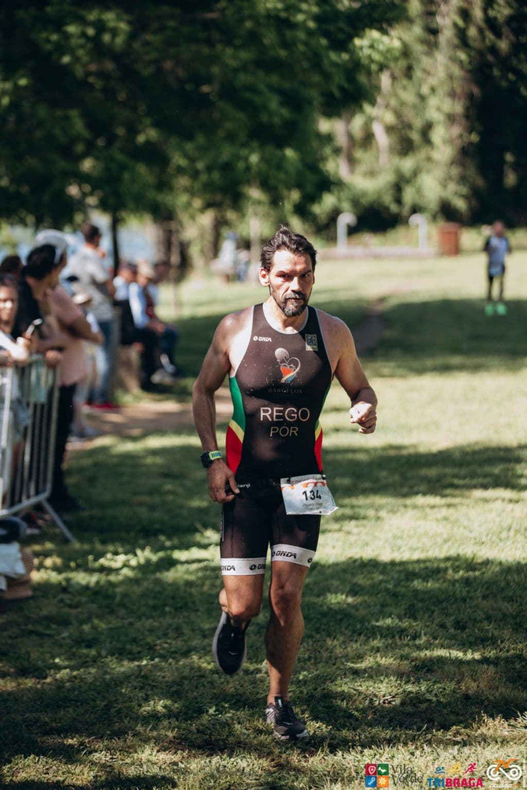 Atleta com o dorsal 134