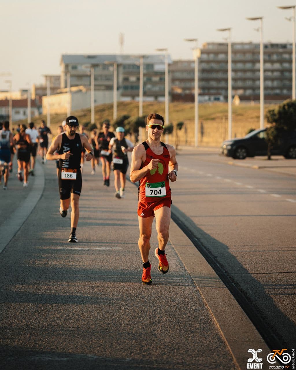Atleta com o dorsal 186