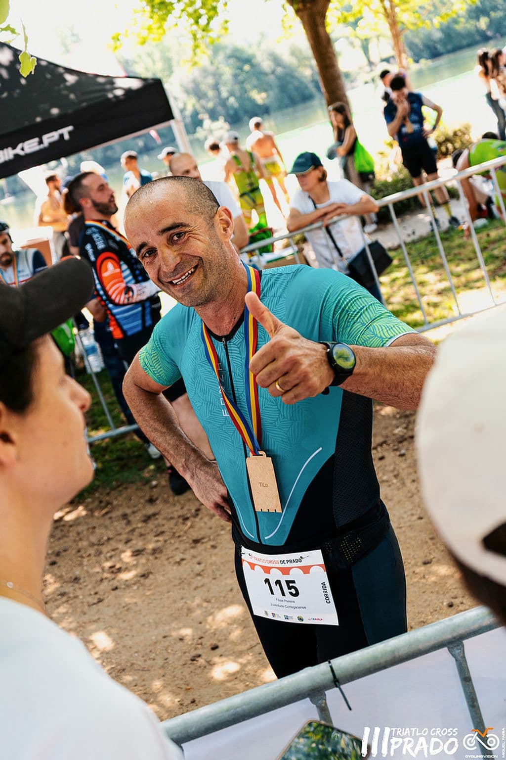 Atleta com o dorsal 115