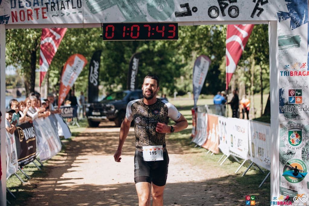 Atleta com o dorsal 195