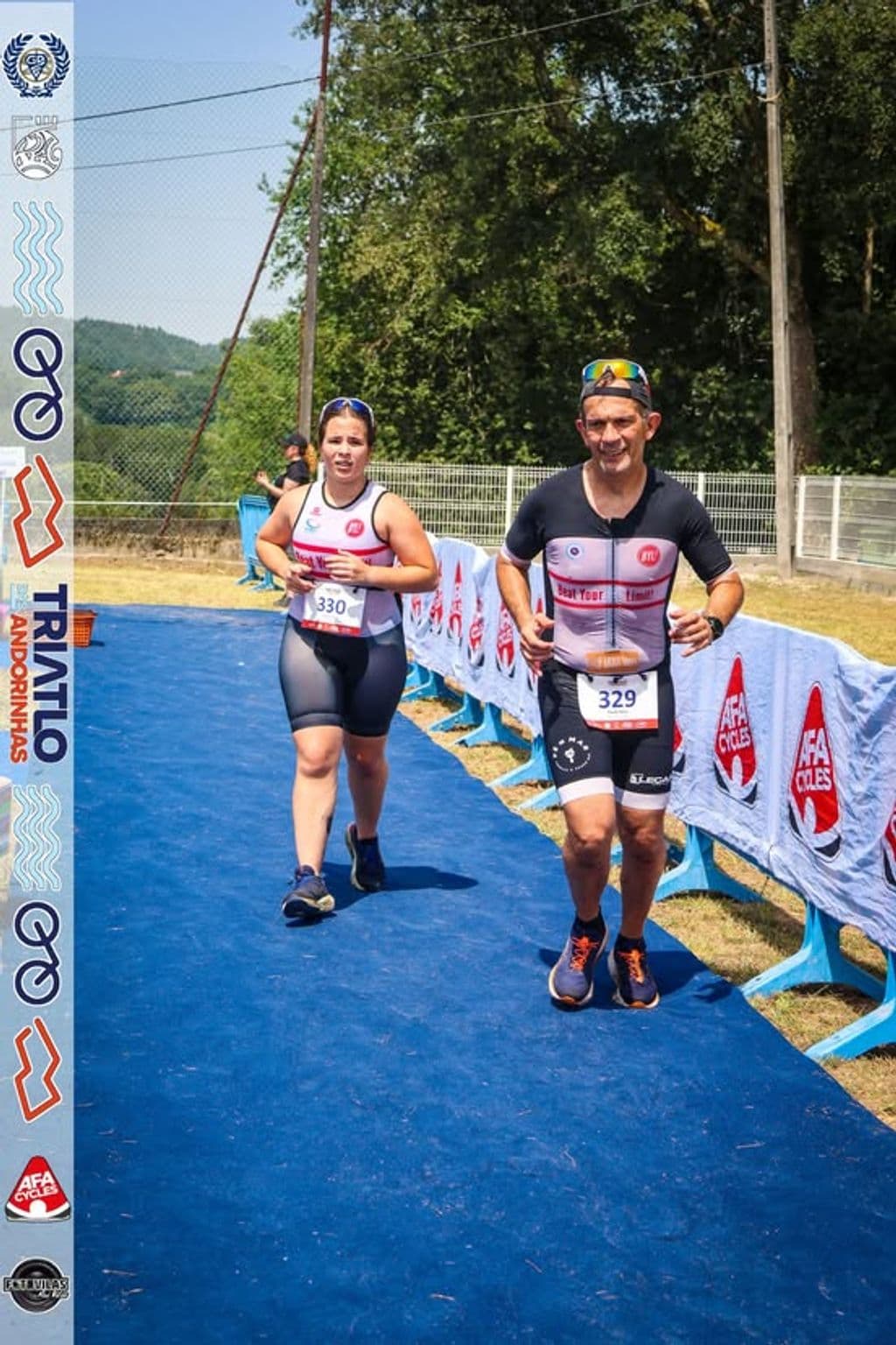 Atleta com o dorsal 329