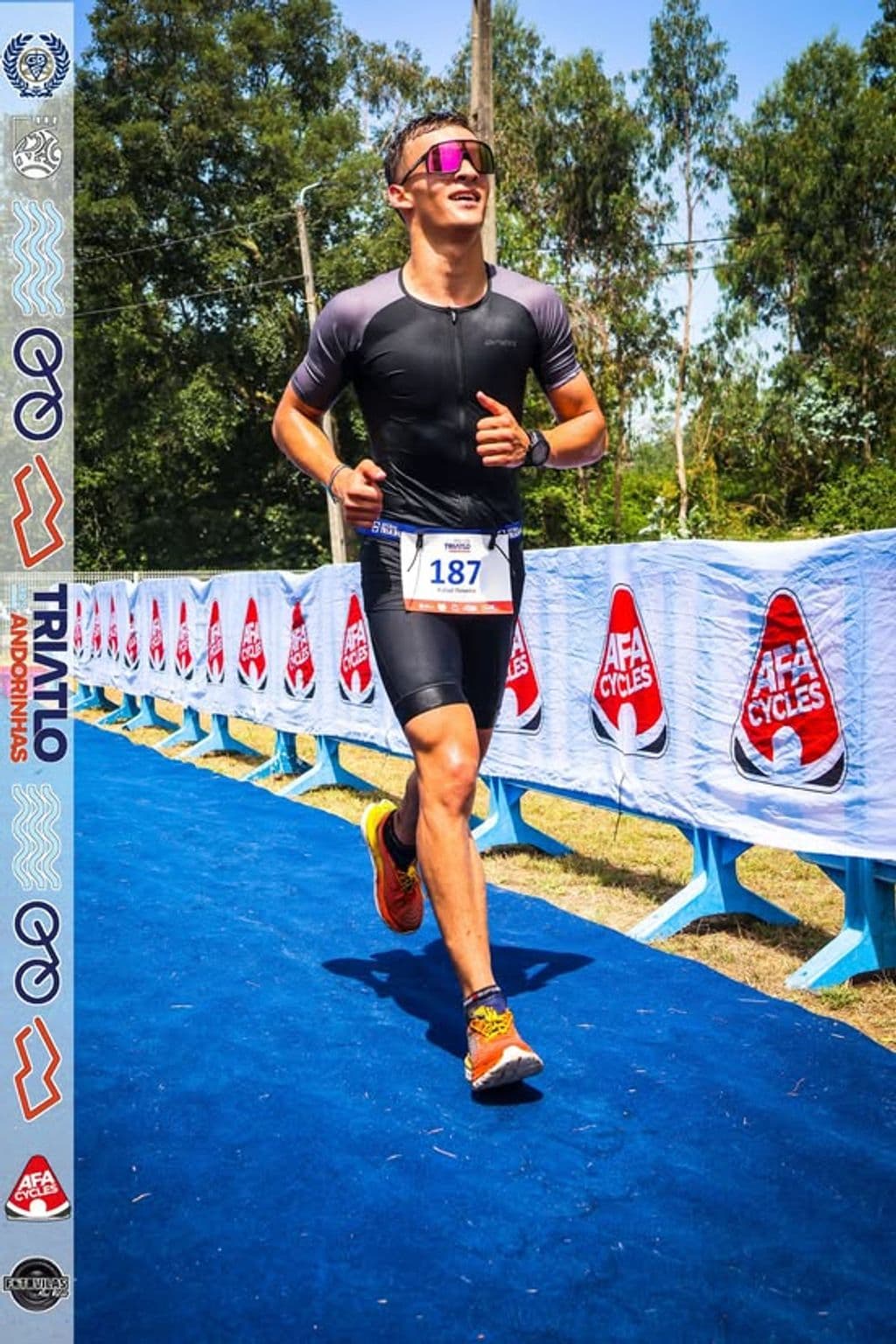 Atleta com o dorsal 187
