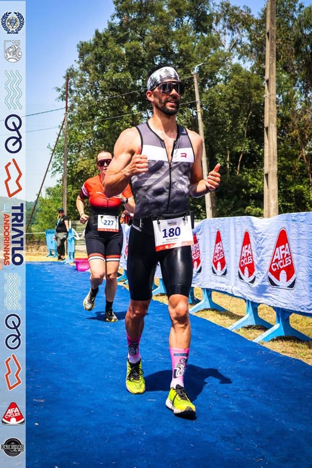 Atleta com o dorsal 180