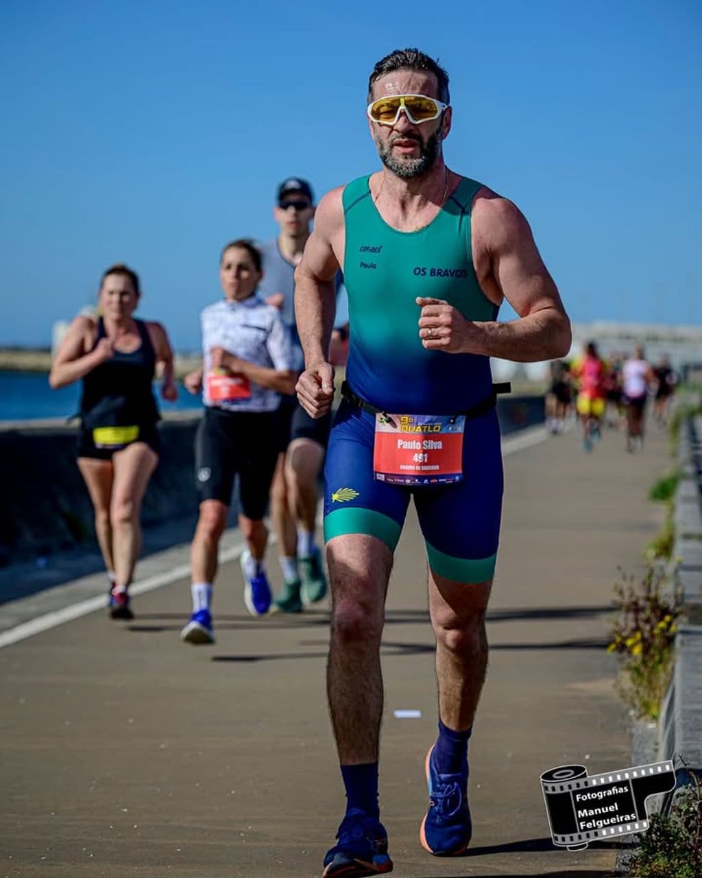 Atleta com o dorsal 491