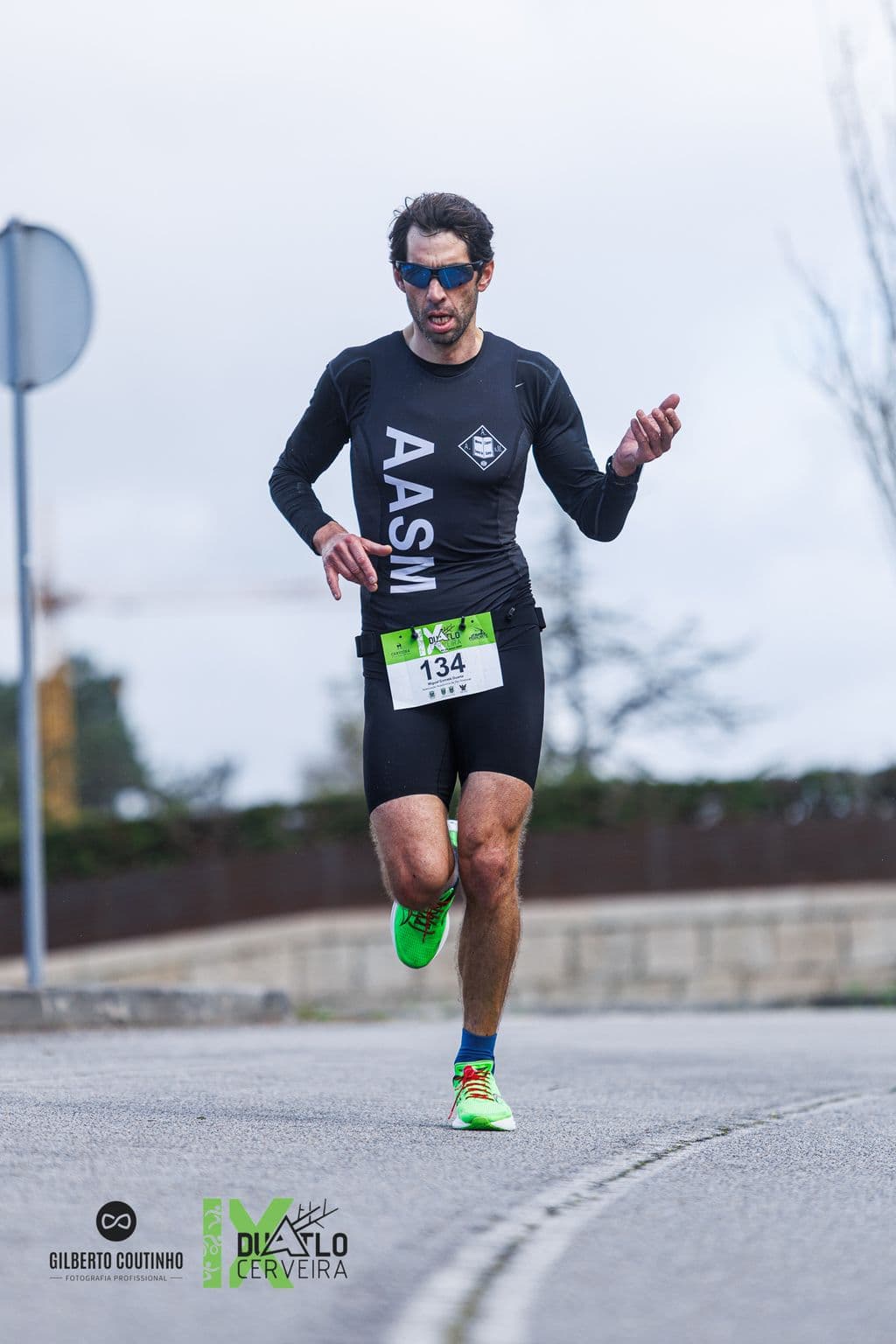 Atleta com o dorsal 134