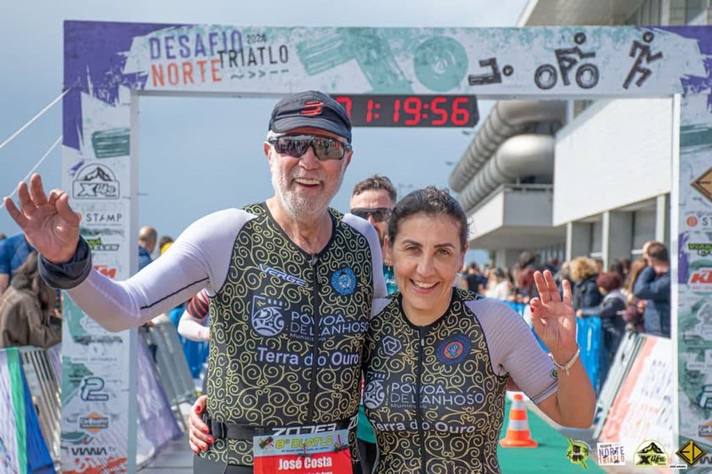 Atleta com o dorsal 110