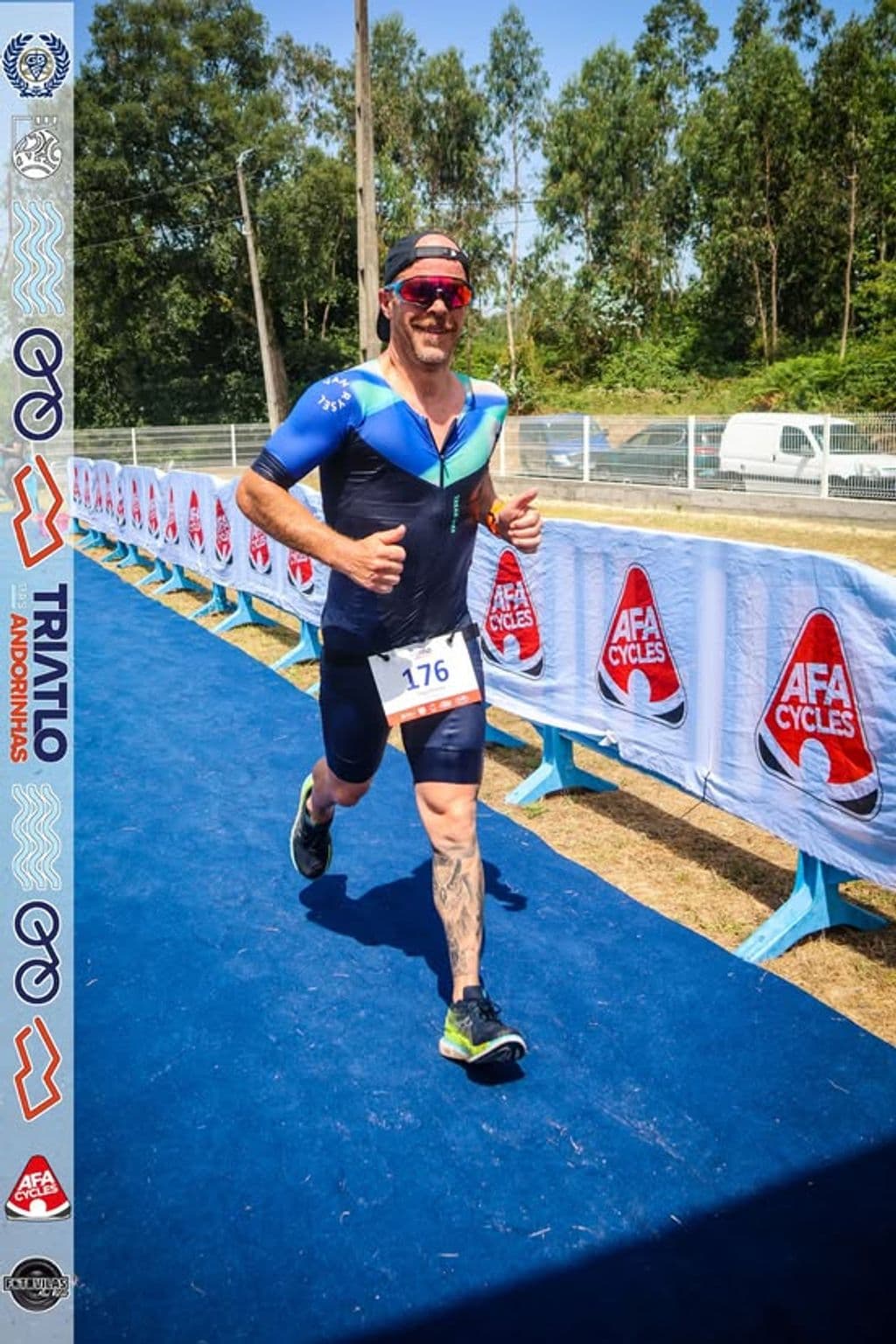 Atleta com o dorsal 176