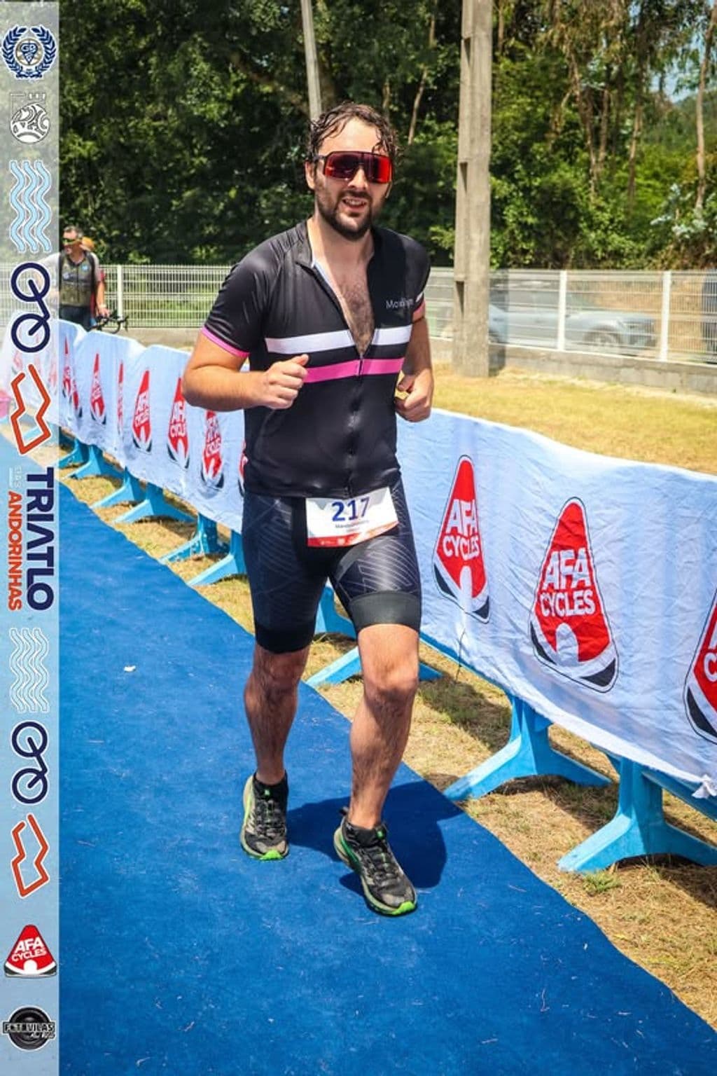 Atleta com o dorsal 217