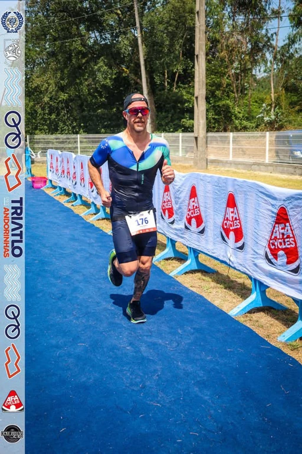 Atleta com o dorsal 176