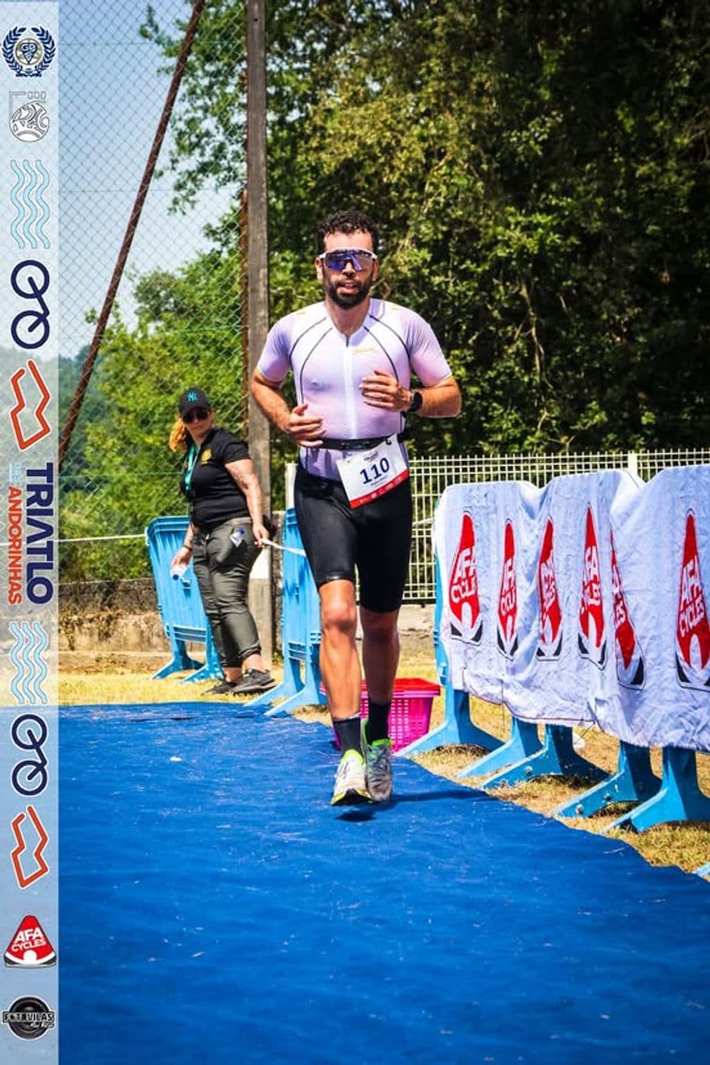 Atleta com o dorsal 110