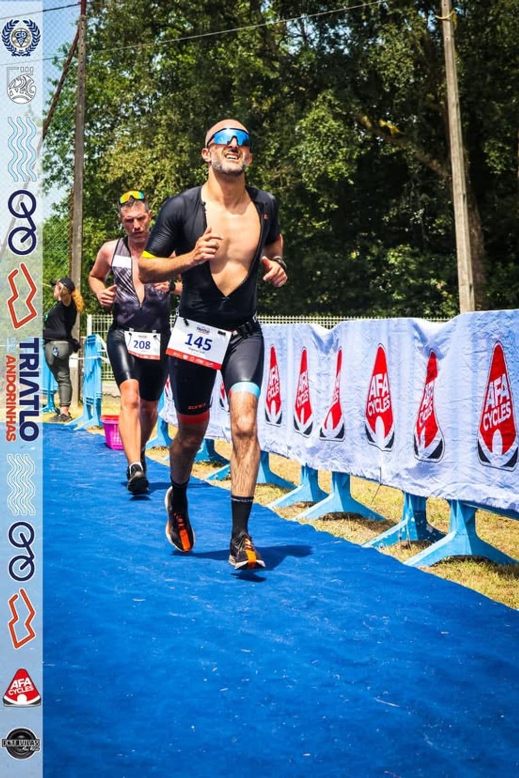 Atleta com o dorsal 145