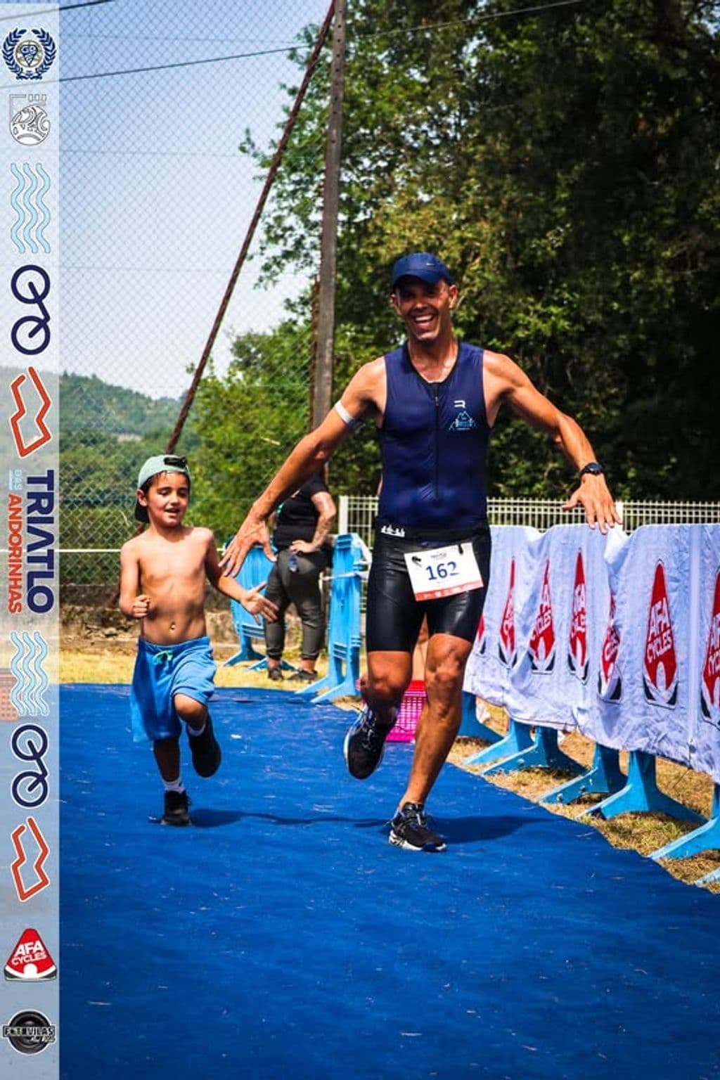 Atleta com o dorsal 162