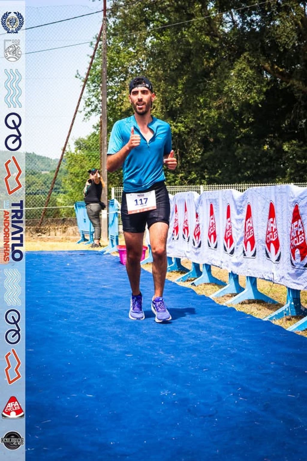 Atleta com o dorsal 117