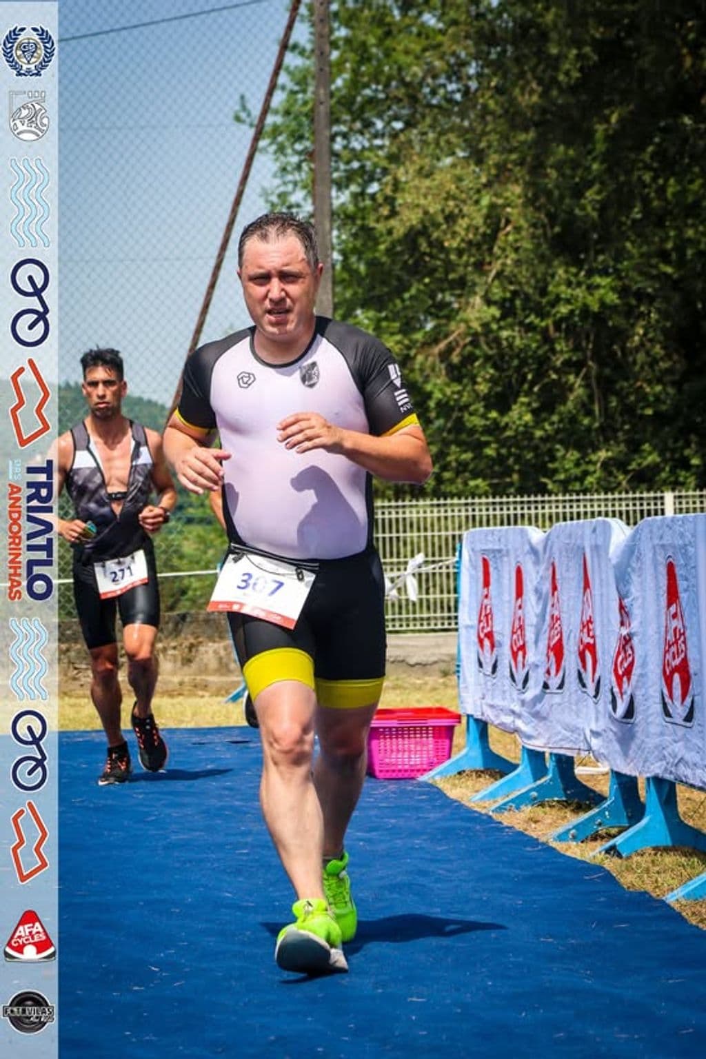 Atleta com o dorsal 307