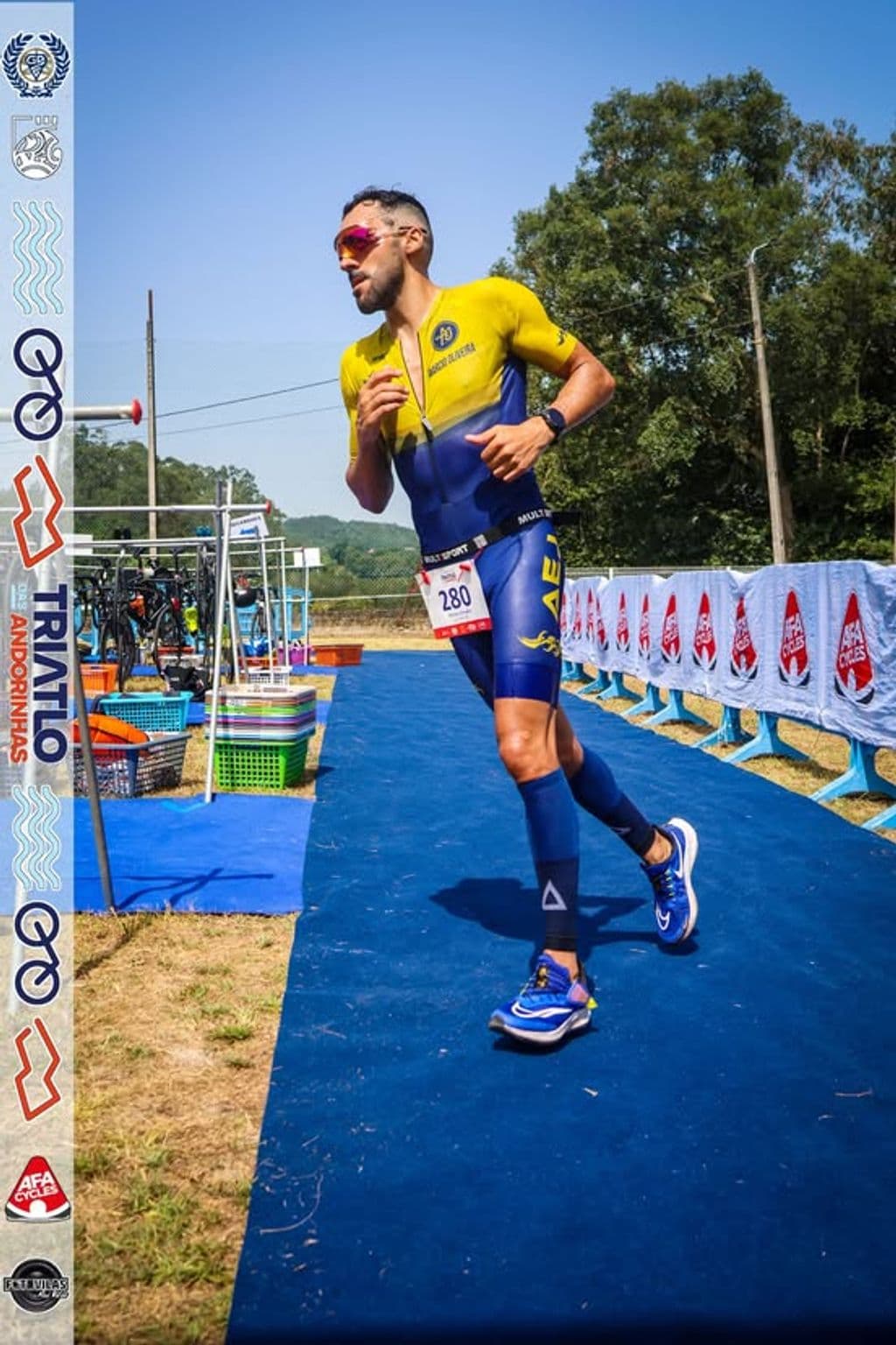 Atleta com o dorsal 280