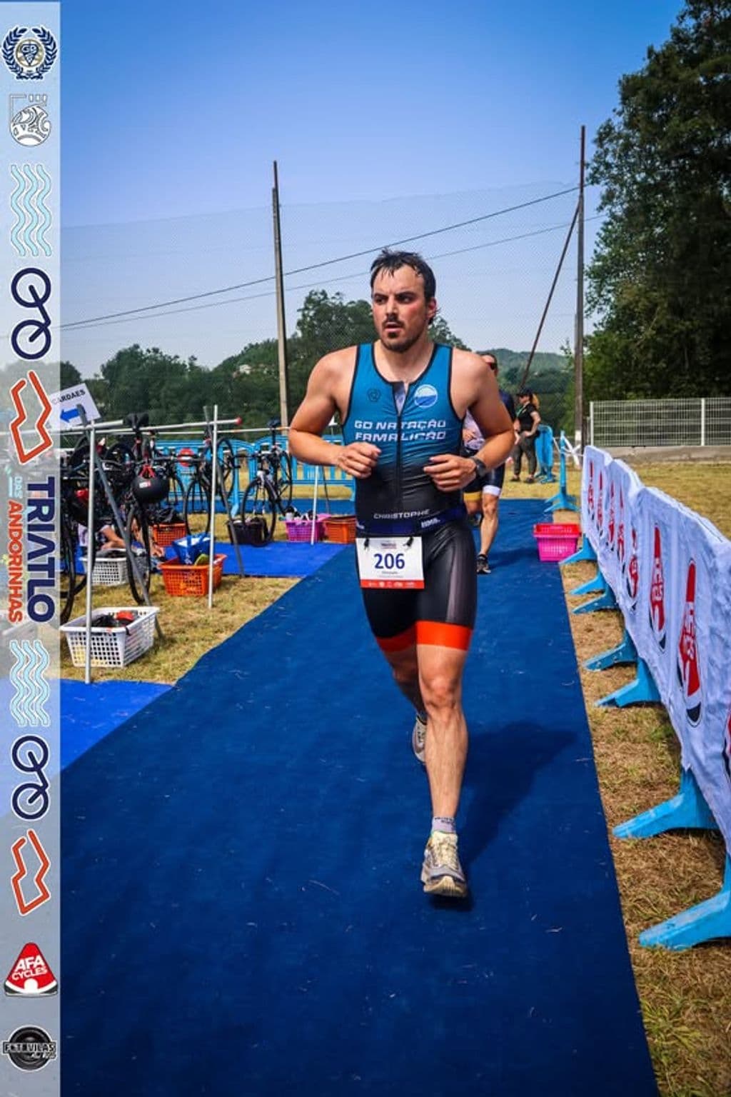 Atleta com o dorsal 206