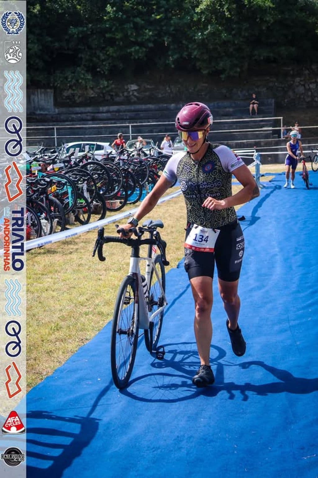 Atleta com o dorsal 134