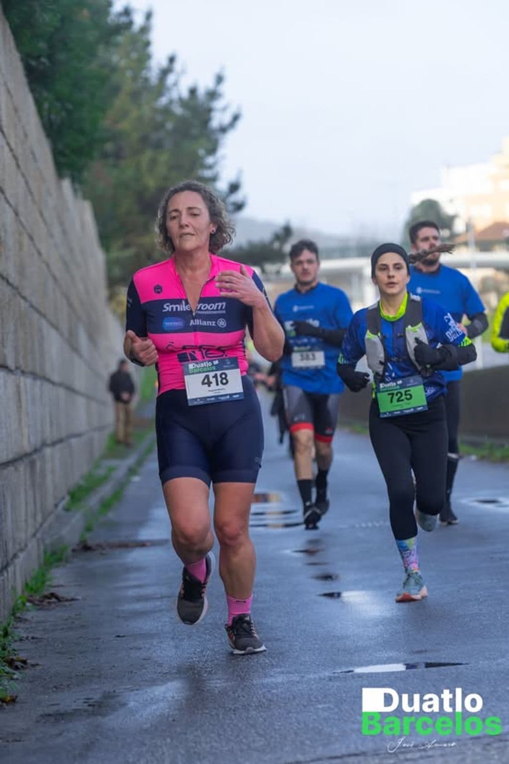 Atleta com o dorsal 418