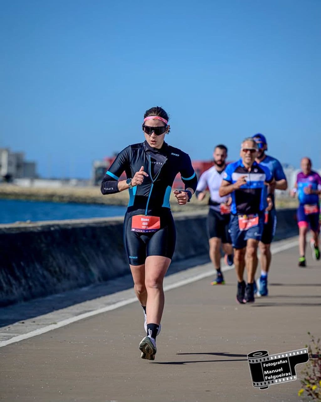 Atleta com o dorsal 489