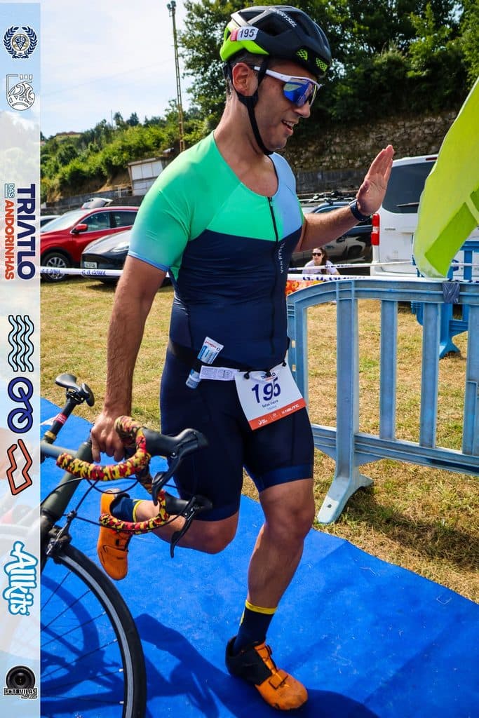 Atleta com o dorsal 195
