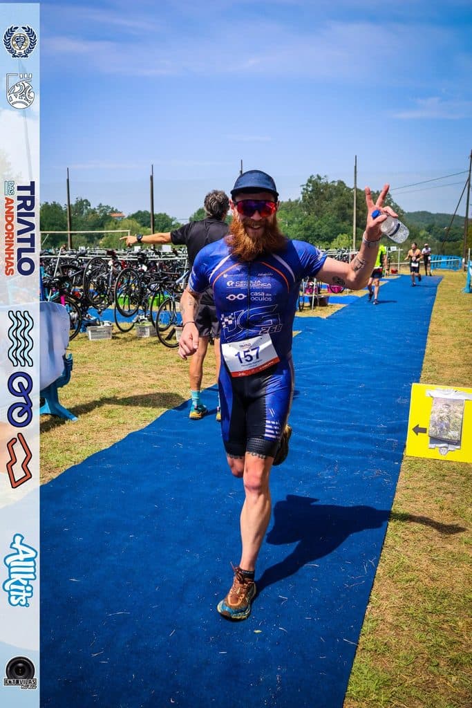 Atleta com o dorsal 157