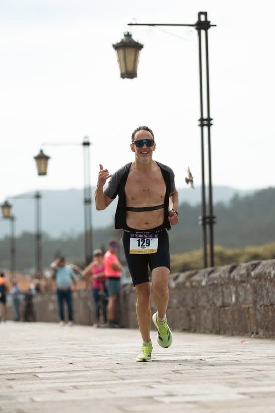 Atleta com o dorsal 129