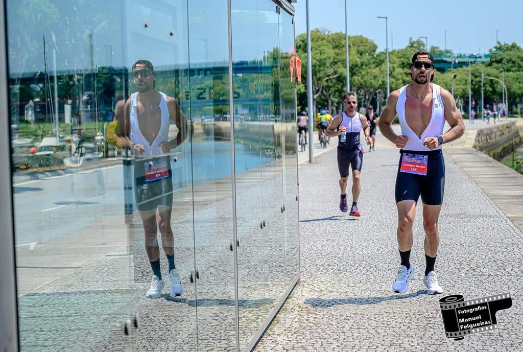 Atleta com o dorsal 195